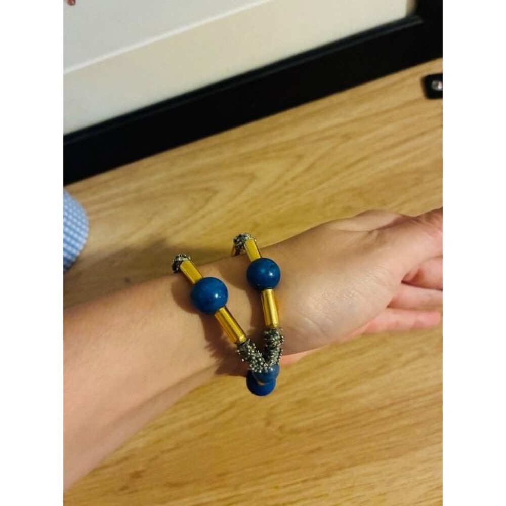 Handmade Lapis Lazuli Bracelet - Picture 3 of 3